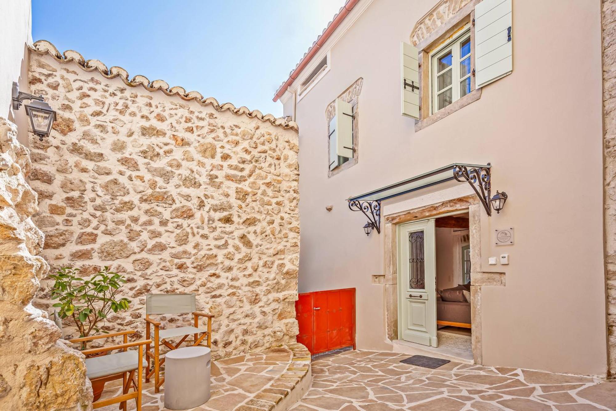 Courtyard Cottage Corfu Lákones Esterno foto